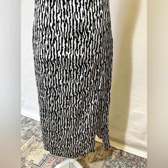 OPEN EDIT Beige and black‎ zebra print slip dress size M. - Picture 10 of 14